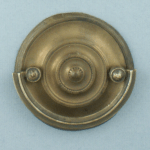 regency disc handles, brass handles, disc handles