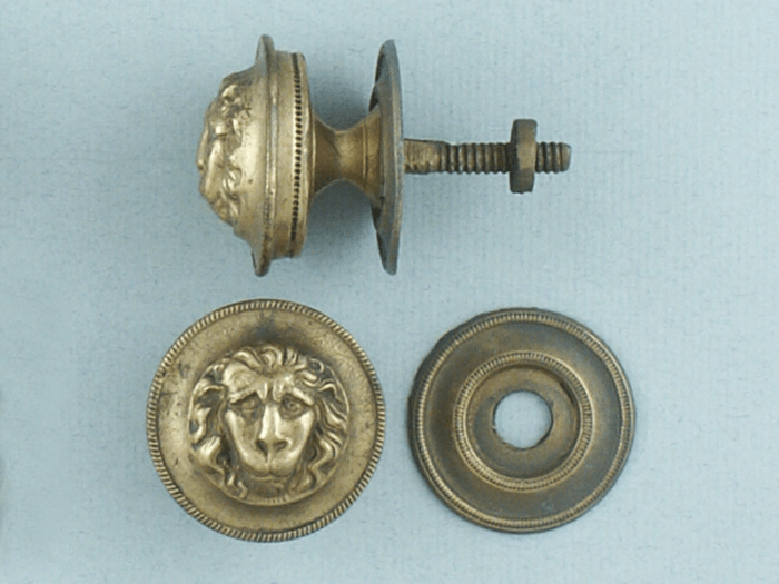 Lion Head Knob C100 Optimum Brasses