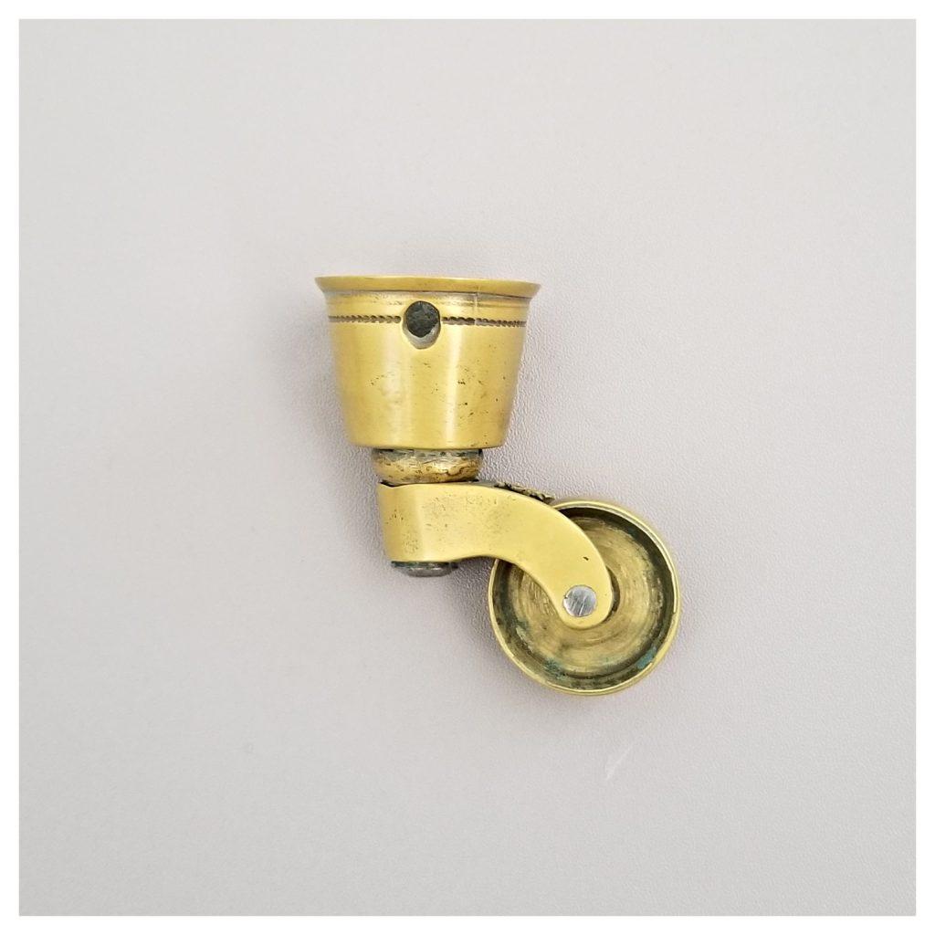 Brass Castors, Cup, Fork and Wheel