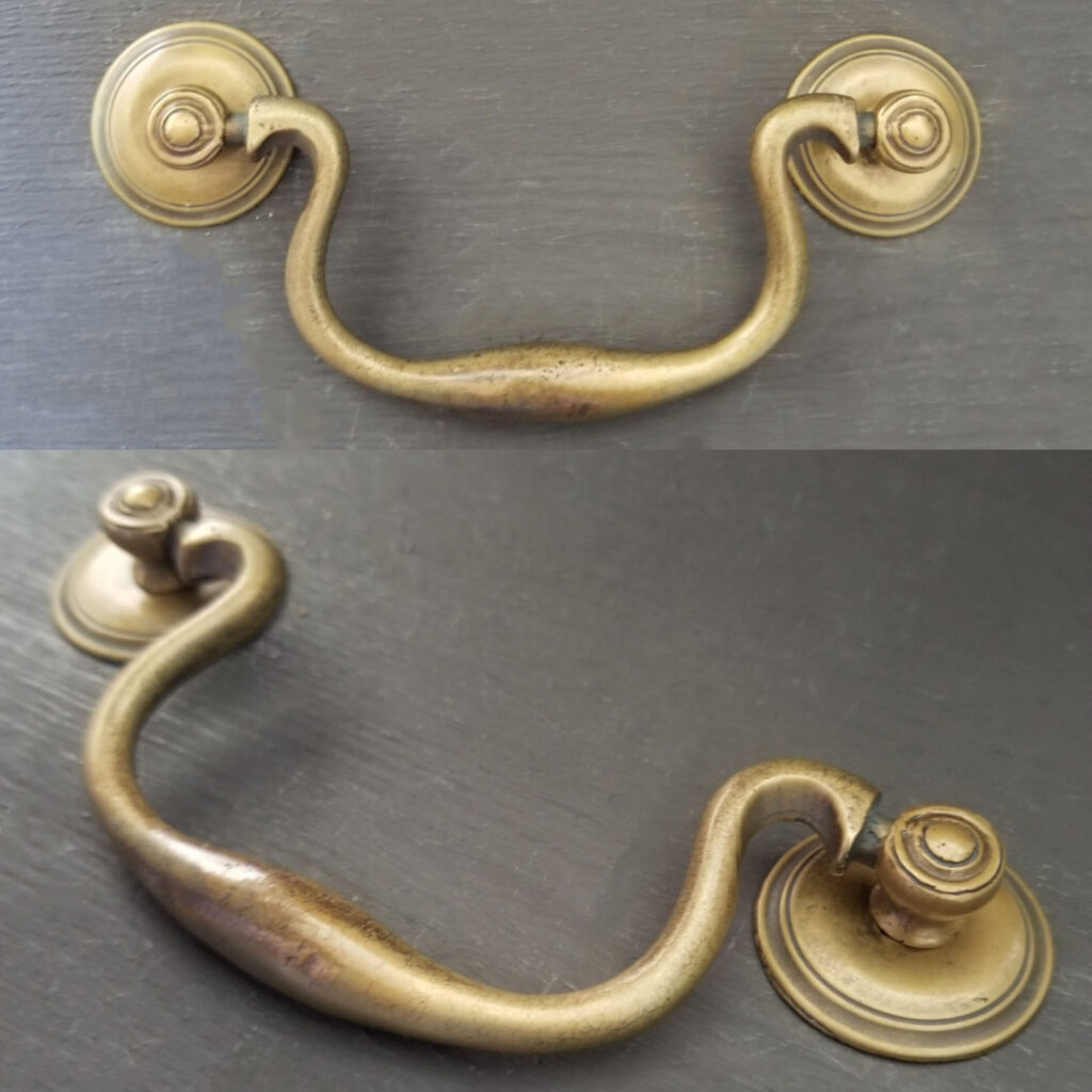 Brass handles for antique furniture,