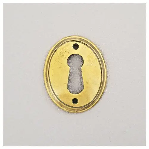 Pressed Oval Escutcheon