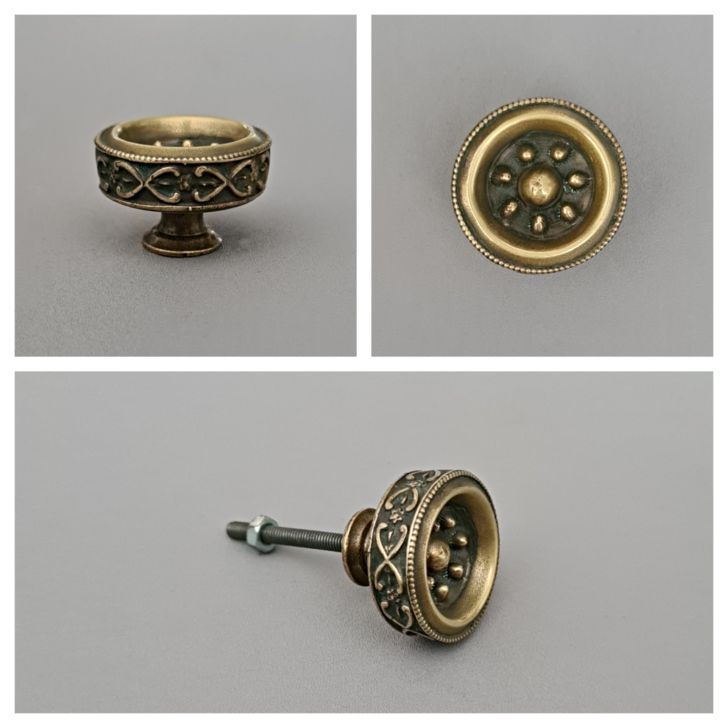 Decorated Knob C257 Optimum Brasses