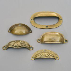 Brass Cupped Handles