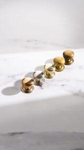Coloured Brass Door Knobs